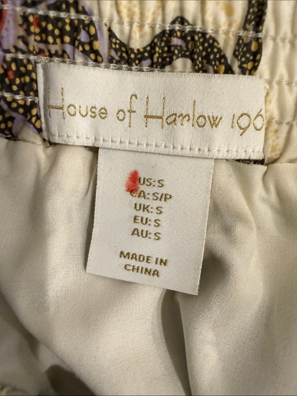 House of Harlow 1960 Floral Two Piece Set | Boho Crop Top & Maxi Skirt | Small - Picture 7 of 12